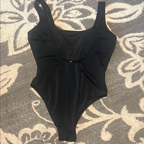PINK Victoria's Secret Black Sleek One Piece Swimsuit - Picture 4 of 5
